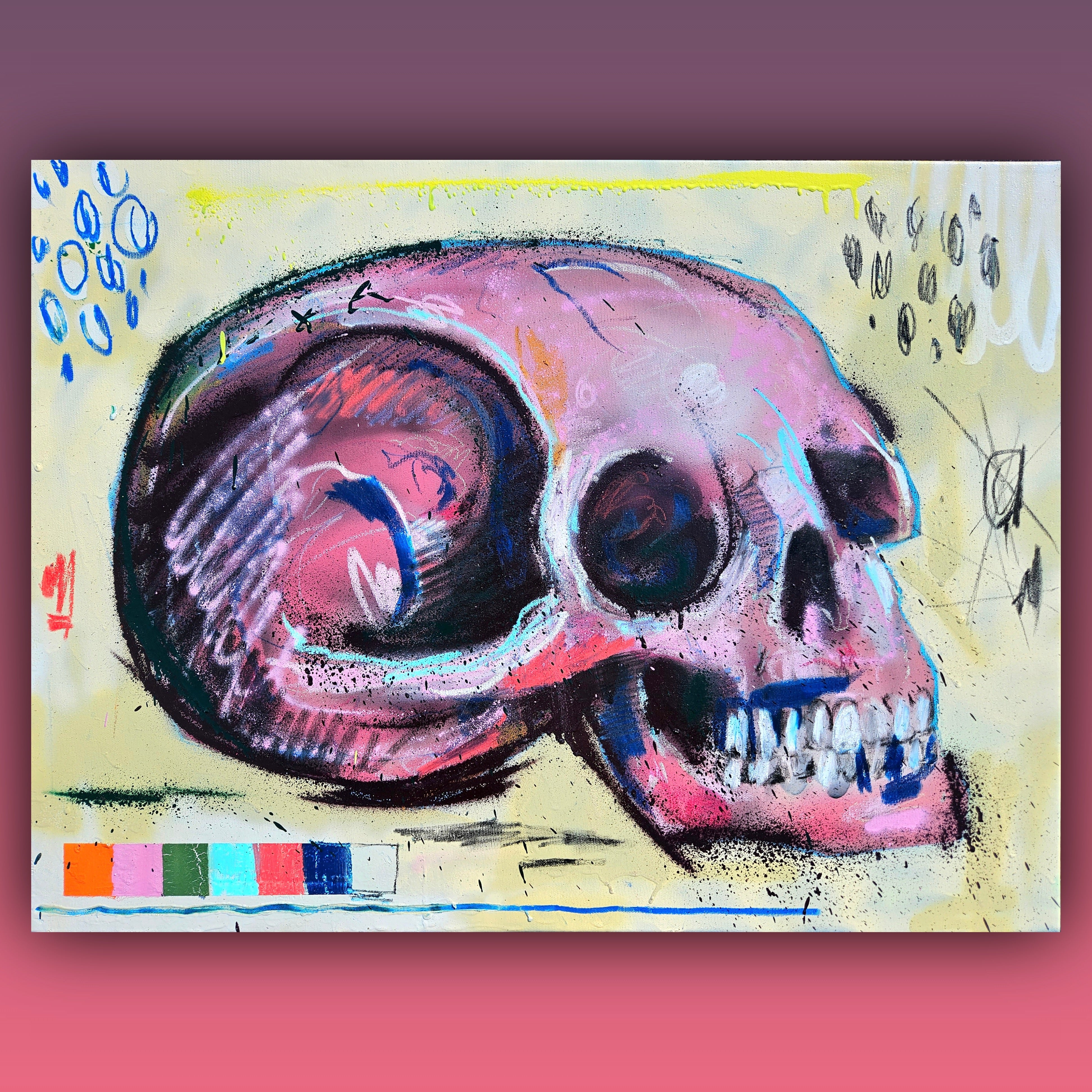 Skull pinkish